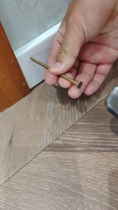 paku dua arah kepala ganda skirting seamless Nail 100 pcs paku panel