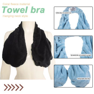 Tata Towel Bra Bath Towel Neck Wrapping and Skincare Style Neck Hanging Bra