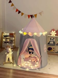 Dulepig Princess Castle Play Tent for Girls - Indoor Kids Playhouse Baby Dollhouse & Children Fort