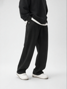 BODYDREAM | Elastic Air Layer Straight Cut Loose Trousers