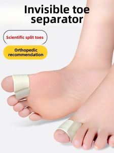 Thumb Valgus Big Female Toe Brace Silicone Inner Buckle Separator Bending Correction Split Toe Pad for Men and Women