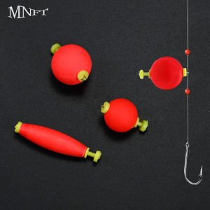 6PCS Fishing Weighted Bobbers Cigar Foam Float EVA Buoy Oval Shape Strike Indicators Snap-on Fishing Float Bass Trout Crappie