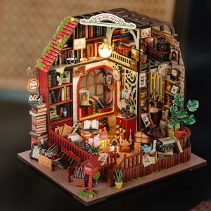 Mini Miniature Doll House DIY Small House Kit Production Room Princess Toys Home Bedroom Decoration With Furniture Wooden Crafts