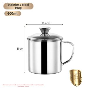 Insulated Anti-Scald Double Layer Mug 304 Stainless Steel