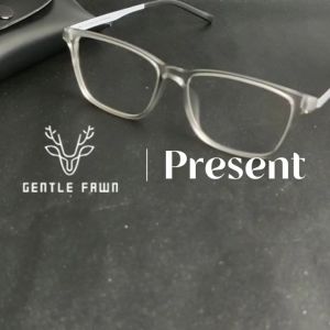 Gentle Fawn Kacamata Antiradiasi Blueray Tr90+Titanium Stye Kotak Keren Kekinian 9012