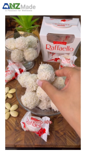 KẸO SOCOLA PHỦ DỪA - BỌC HẠNH NHÂN Ferrero Raffaello Coconut Almond Truffle Box Gift Pack 150g