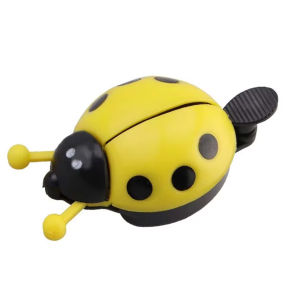PINMOAP 1PC Ladybug Bike Bell Cute Kids Bicycle Handlebar Ring Horn Loud Clear Sound For Scooter Mtb Road Bike Cycling Accessory