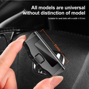 Aitemay Car Seat Belt Limiter Buckle Safety Clip Seat Belt Plug Fixer Fast Installation Anti-slip Exquisite Auto Interior Accessories