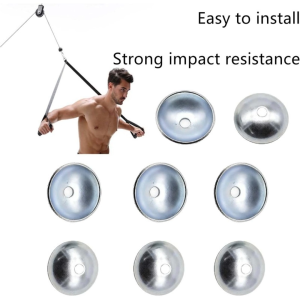 5PCS Gym Pulley Machine Cable Ball Stopper Limit Washer Gym Pulley Machine Parts Replacement 6/9mm