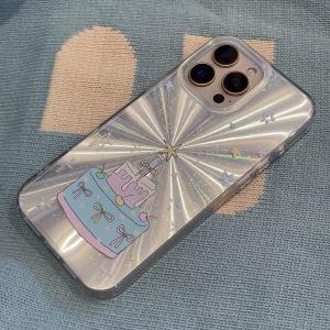 Original Christmas Star Laser Acrylic Glitter 15/16/16Pro Phone Case Anti-Fall Millennium Style Y2K Sweet Cool Spicy Girl UV Printing Anti-Slip Mosaic