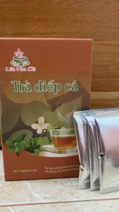 Trà diếp cá Liên Hoa Chi hộp 30 gói trà túi lọc rau diếp cá díp cá rau dấp cá trà thảo mộc hợp tác xã