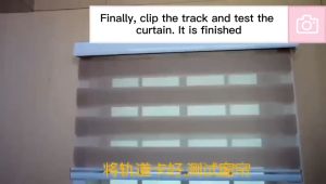 Curtain store 60/80/100/120/140CM Width Curtain Blinds for Windows Korean Blinds Venetians Duo Roller Blinds Office
