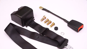 Seat Belt Replacement Accessories Set Kit Car Auto 3 Point Retractable Safety Strap Buckle