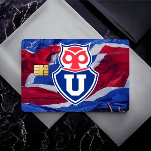 Chile U-University Club Bank Credit Cards Bus Pass Stickers Cool Decoration Waterproof 4PCS Card