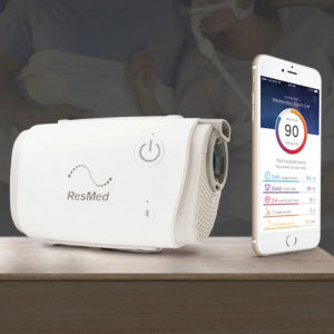 Resmed เครื่องทั้งชุด cpap airmini แบบพกพาบลูทูธไร้สายทางการแพทย์ไม่รบกวนการนอนกรน