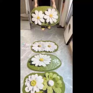 BUNDA-KESET-KESET DIATOMITE 3D(40X60CM-KESET DIATOMITE ANTI SLIP ANTI BAU NYERAP AIR ANTI BAKTERI-KESET VIRAL-KASET KAKI MODEREN