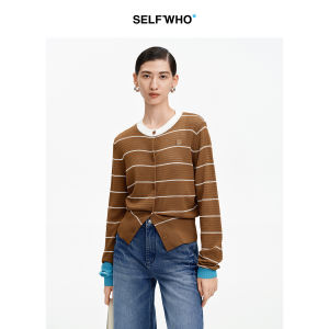 Commute-friendly Waist-tightening Lace Hollow Out Knitwear