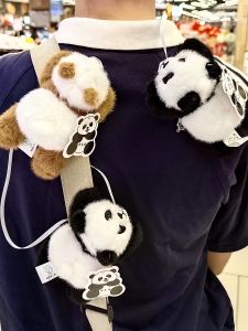 Đồ Chơi Gấu Trúc Hấp Dẫn Từ Tính Hình Gấu Trúc Đế Chân Từ Tính Đồ Chơi Vải PP Cotton Mềm Mại Dùng Để Trang Trí Tủ Lạnh