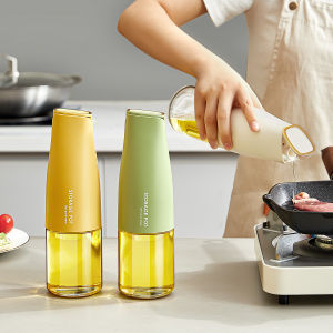 500ML Chai Dầu Thủy Tinh Bình Đựng Thân Thiện Với Môi Trường Nhà Bếp Bảo Quản Nước Xịt Giấm Sáng Tạo Dầu Gia Vị Chai Nấu Ăn