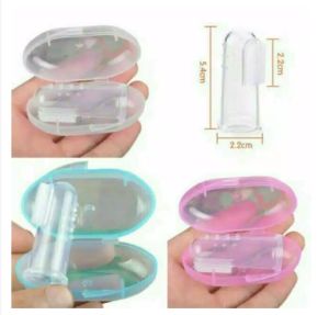 SIKAT GIGI JARI KUCING ANJING - Sikat Pembersih Gigi Hewan Kucing Anjing