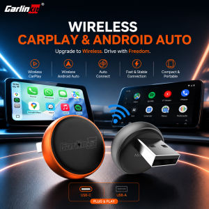 CarlinKit | CarlinKit Mini Ultra 3 Wireless CarPlay Adapter Android Auto Box Wired To Wireless USB Plug & Play Bluetooth WiFi Seamless OTA