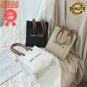 [PROMO] TAS TOTE BAG STYLE - TOTE BAG WANITA PAKAI RESLETING / TOTE BAG WANITA MODEL TERBARU / TOTE BAG TERBARU / TOTE BAG RESLETING / TOTE BAG CUTE / TAS WANITA / TERMURAH / COD / KOREAN STYLE / TERLARIS / HOMEMADE / TOTE BAG LUCU / TAS SABARSHOP