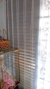 Lapisan gorden Vitrase Putih Korden jendela Lebar 2 meter Tirai Pintu Kamar