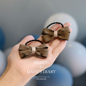 Polka Dot Butterfly Knot Hair Ties for Children High Elasticity Girls Hair Bands Hair Accessories Non-Damaging Hair Elastics