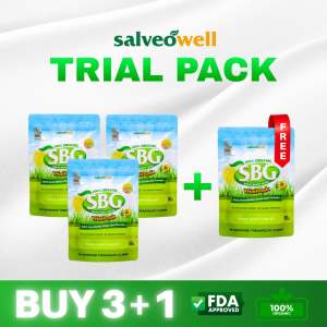 Salveo Barley Grass Trial Pack Buy 4 (40 Servings Per Pack)