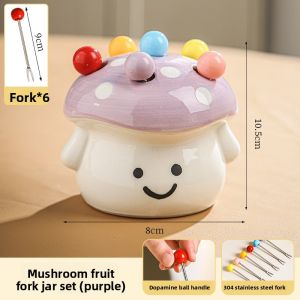 Mr.Snail | Aesthetic Fruit Fork Set 304 Stainless Steel for Children