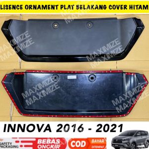 Lisence Ornament Lis Plat Belakang Innova Reborn 2016 2021 Hitam