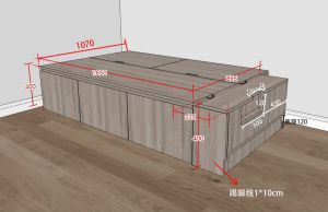 Storage bed customize singapore /super single storage bed customize