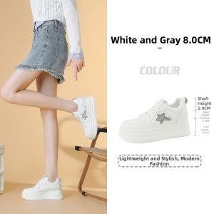 Josiny | Height Increasing Womens Plimsolls Thick Soles