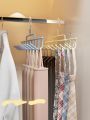 Multi-Purpose Hat Storage Hook Dormitory Clothes Hanger Plastic Material 8 Hooks for Cap Underwear Suspenders Student Dormitory. 