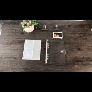 【A5 Sleeves 】10/20Pcs 4 Pockets double Sleeves Transparent Photo Album Binder Sleeves 6 Hole Loose