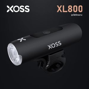 ไฟจักรยาน XOSS XL400 800 วัสดุอลูมิเนียม ไฟหน้าจักรยาน ไฟฉายติดแฮนด์ ชาร์จผ่าน USB ไฟท้ายจักรยานเสือภูเขา/ถนน รุ่น RT01 อุปกรณ์เสริมสำหรับจักรยาน