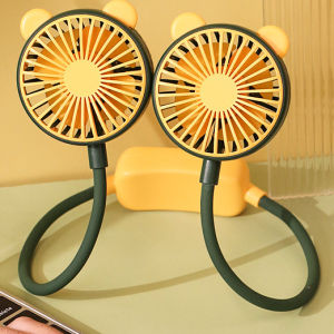 MUM พัดลมตั้งโต๊ะ พัดลมห้อยคอ พัดแบบพกพา USB ชาร์จใหม่ได้ 360 องศา