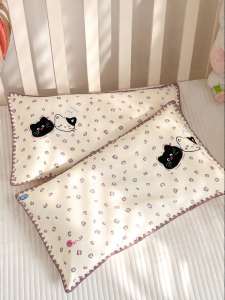 SHAYA | 100% Cotton Shell-edge Baby Pillowcase