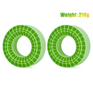 2.2" RC Crawler Foam Inserts High-Density Silicone Rubber Waterproof (125x45mm) Compatible for 1/10 RC Crawler Car SCX10 Capra