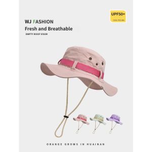 【WJ】Fashion Fisherman Hat Mountain climbing sun hat Mens Sunscreen Western Cowboy Style Mountaineering Hat
