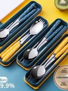 Portable Cute Stainless Steel Utensil Set