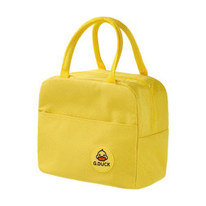 Thickened Aluminum Foil Lunch Bag Insulated Handheld Work Lunch Box Bag Waterproof Large Capacity Student Meal Bag