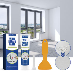 100g Wall Mending Paste Quick-Drying Restore Wall Repair Paint Paste for Toilet Bathroom Wall Floor White Repair Paint Tool