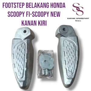 Footstep Belakang Scoopy Karbu Scoopy FI Scoopy Esp Step Pijakan Kaki Belakang Honda Scoopy Sepasang
