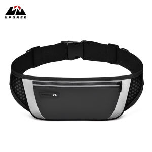 UPGREE Fashion Sports Bag Men Women Outdoor Waist Pack Bag Ultrathin Pouches Chest Bag Adjustable Running Pouch Waterproof Crossbody Bag Money Phone Waist Fanny Pack Jogging Belt Fanny Pack With Reflective Strip for Workouts Sports Outdoor
