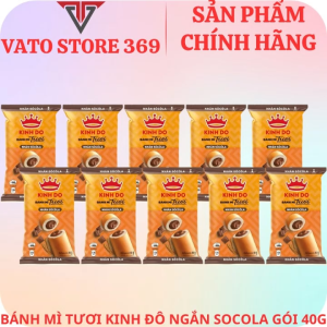 Bánh mì tươi KINH ĐÔ ổ ngắn vị socola gói 40g