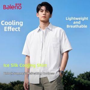BALENO | Fresh Cool Icefeel Loose Short Sleeve Shirt Green