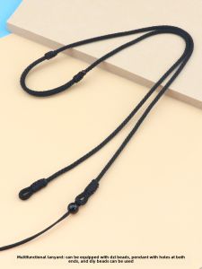 Handmade Adjustable Woven Vertical High End Tianzhu Pendant Necklace Cord Epilepsy Lock Bone Cord Jewelry Accessory