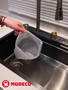 Túi Lọc Rác Bồn Rửa Chén Bát Modeco - Hộp 30 Túi Lọc Sạch Rác Thoát Nước Nhanh Ngăn Tắc Đường Ống