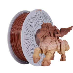 Professional Wood Gradient PLA-F Filament (1KG) - Precision Formulated for Bambu Lab 3D Printers(Wood grain gradient 1KG)